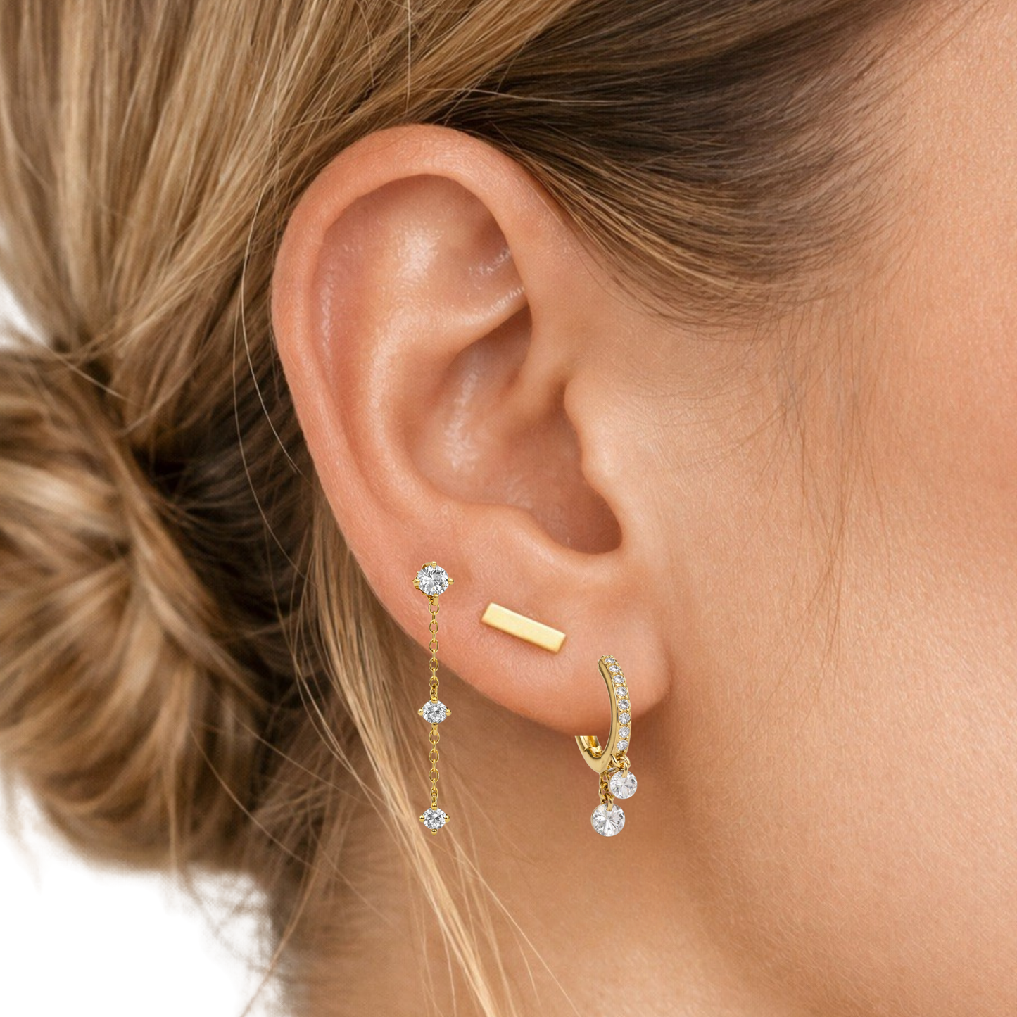 Earring Trio round