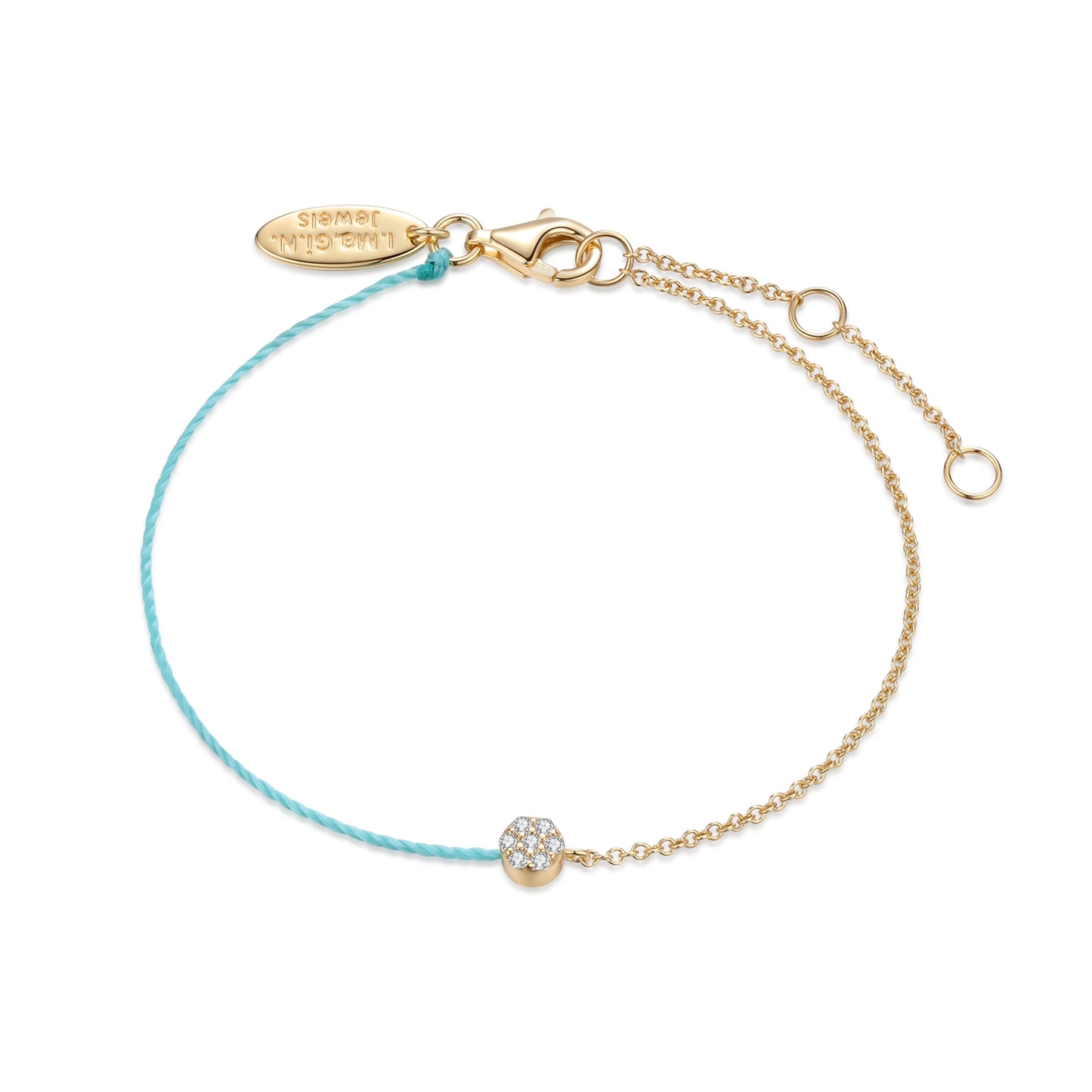Bracelet pave duo turquoise