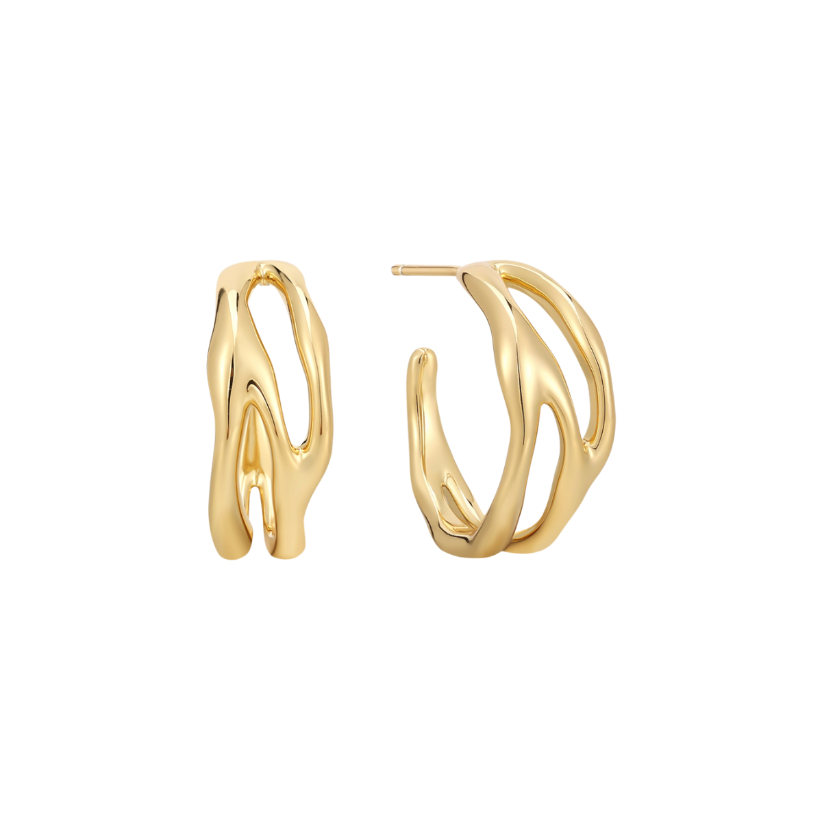 Earring Hoop Big Liquid