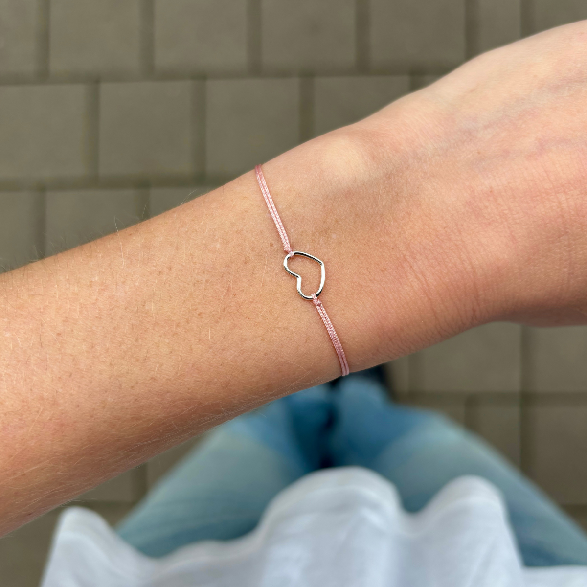 Bracelet Love Corde Pink