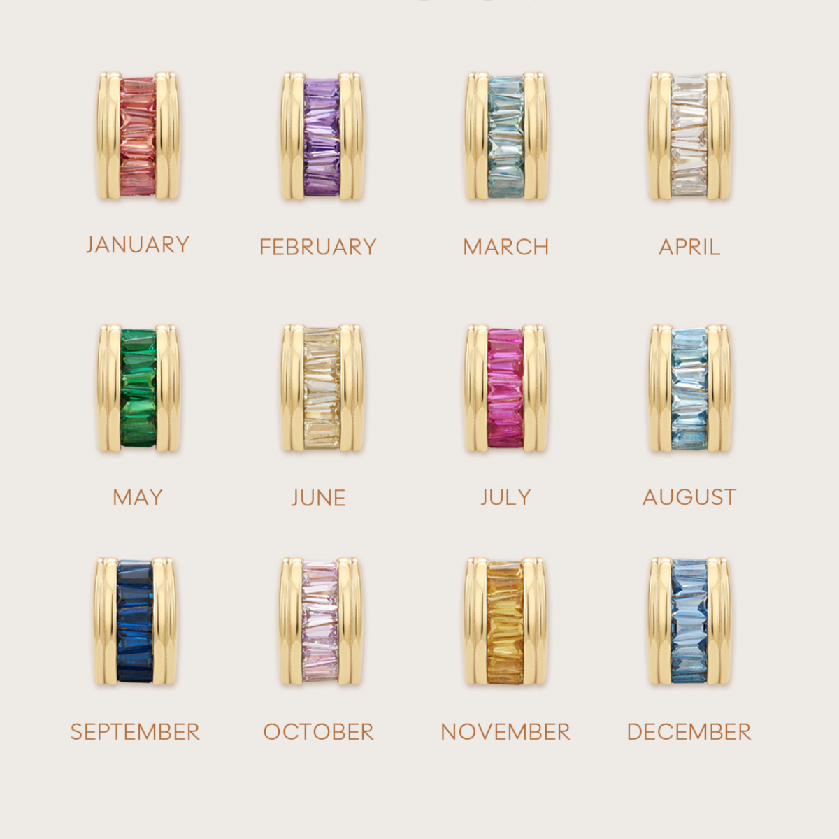 Charm Birthstone March