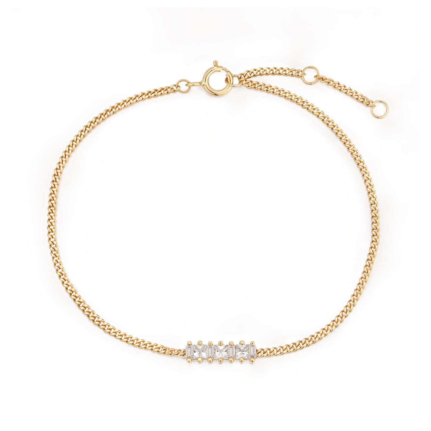 Bracelet Chain Baguette