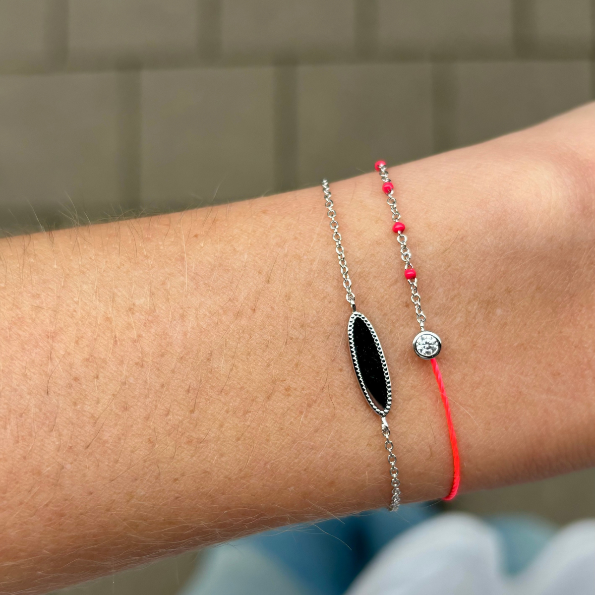 Bracelet Enamel Pink