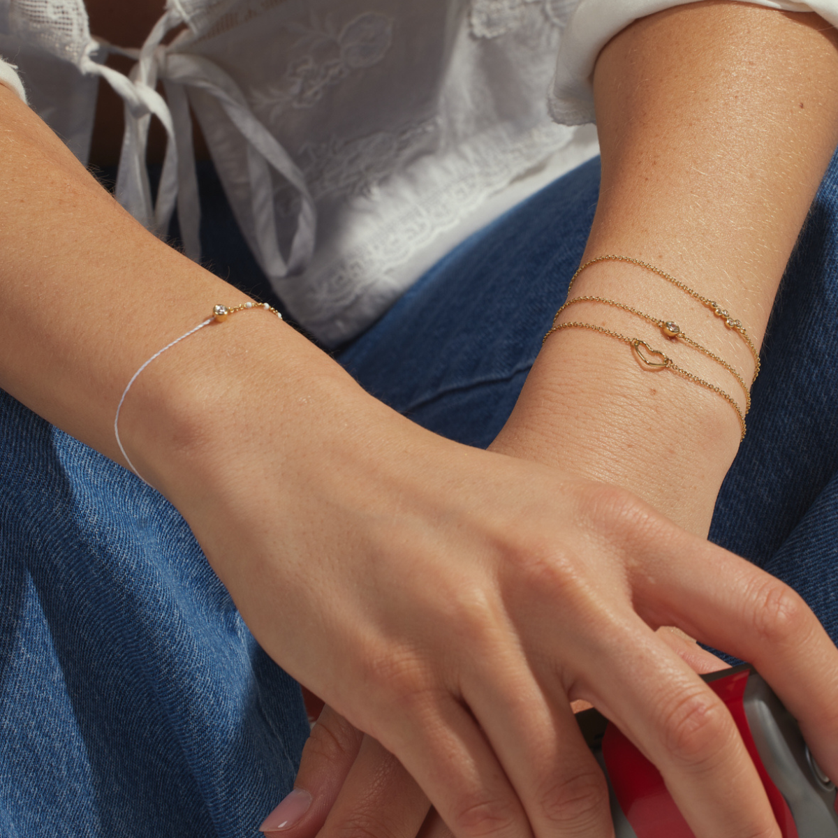 Bracelet Enamel White