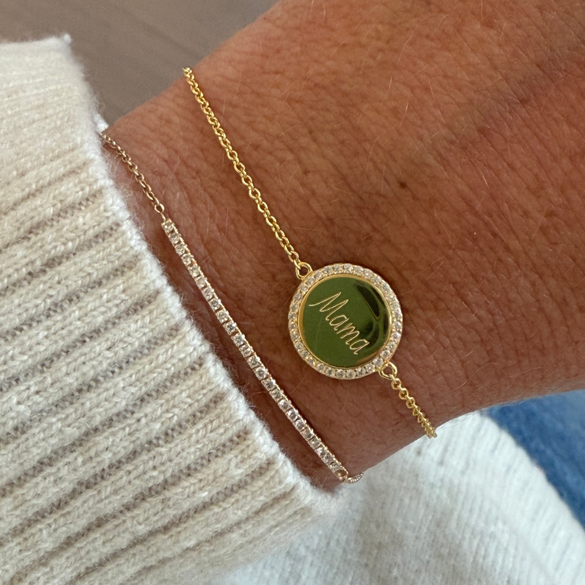 Bracelet Engraving Pave