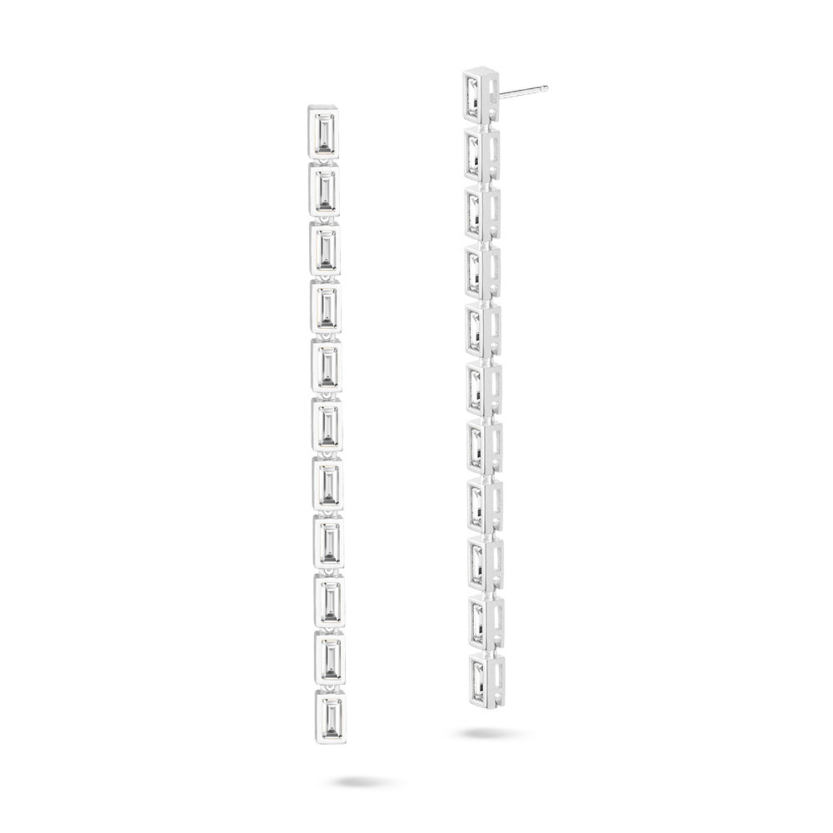 Earring Long Baguette