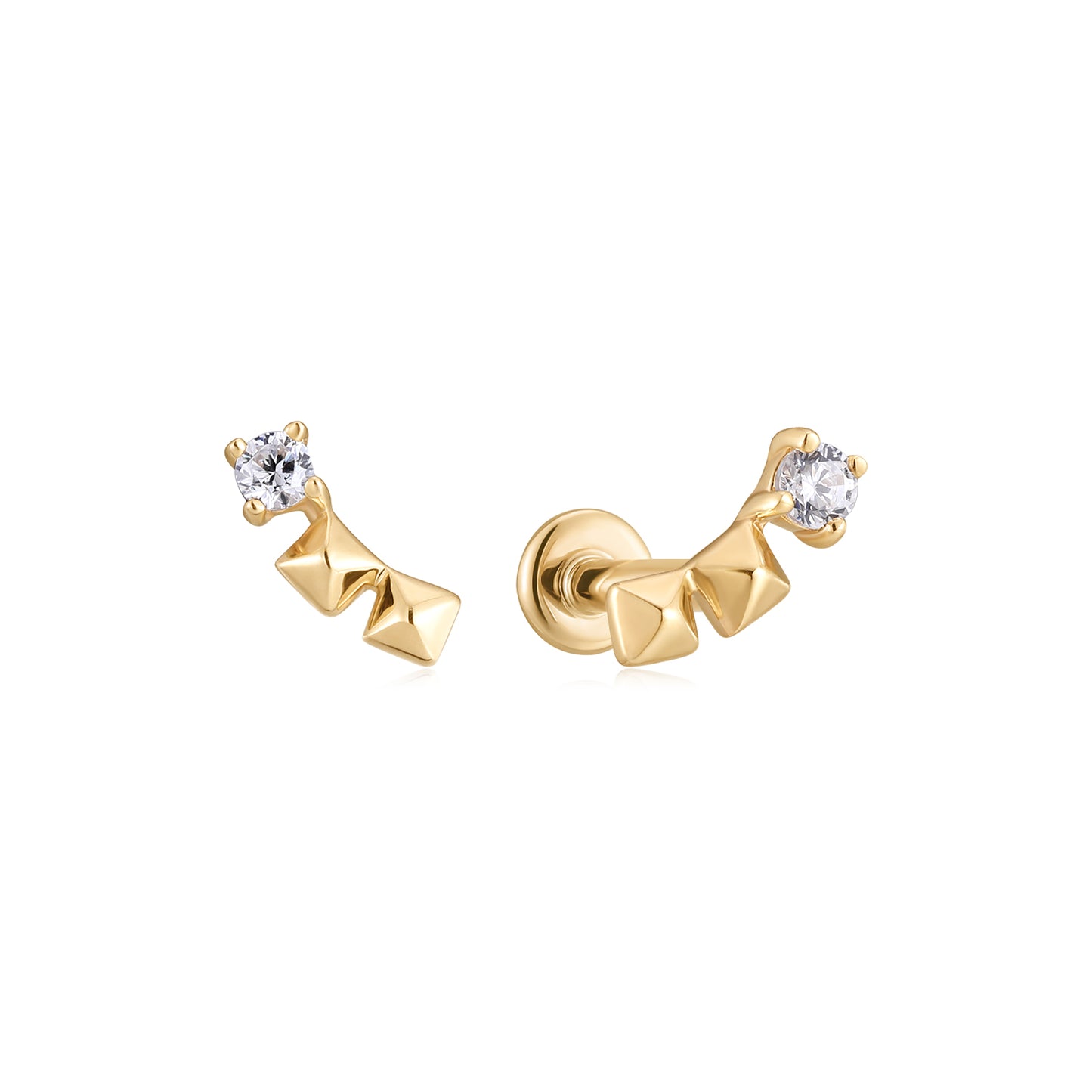 Triple Square Piercing