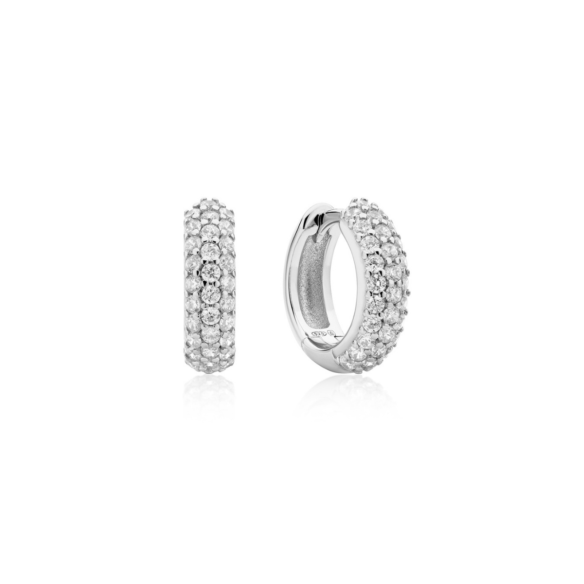 Earring Hoop Pave