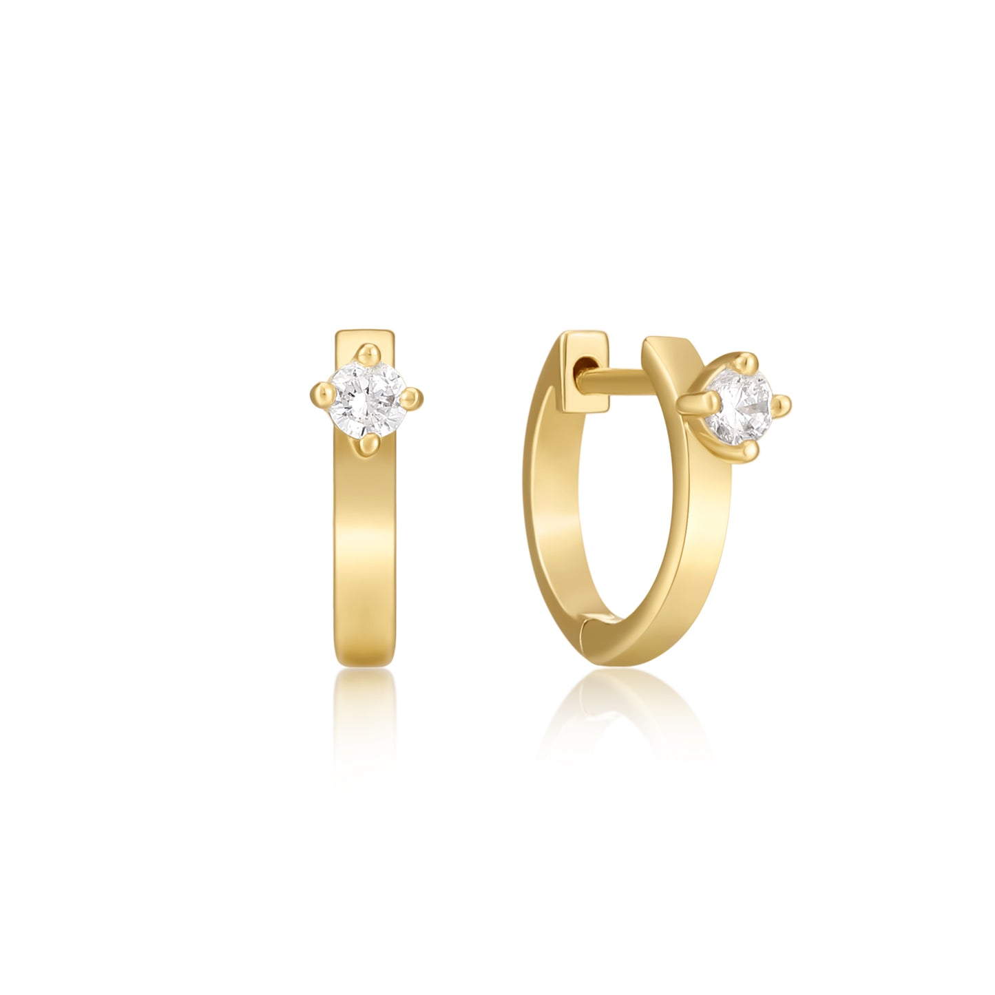 Earring Hoop Round