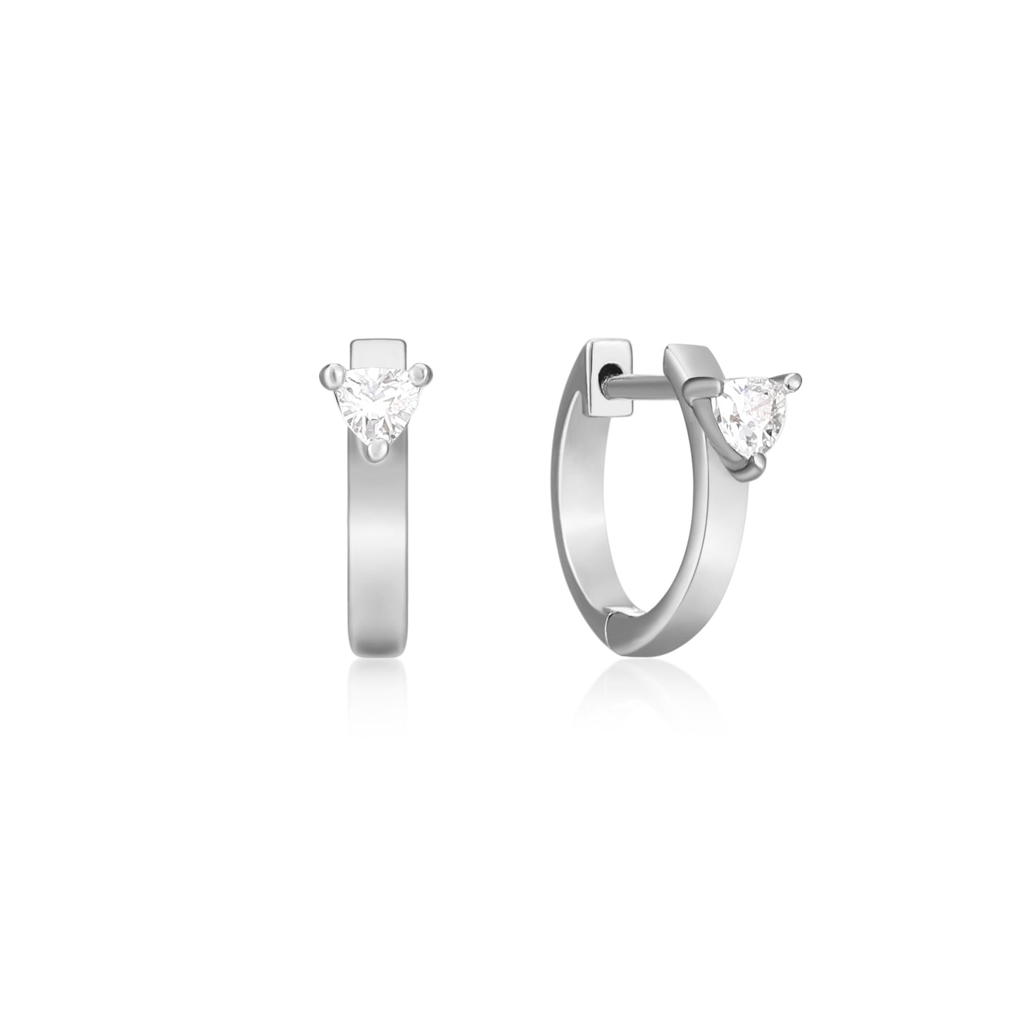 Earring Hoop Triangle