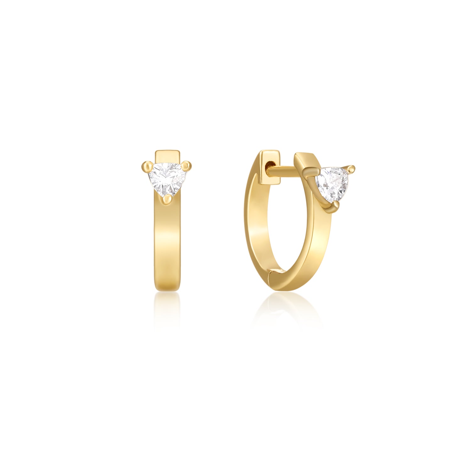 Earring Hoop Triangle