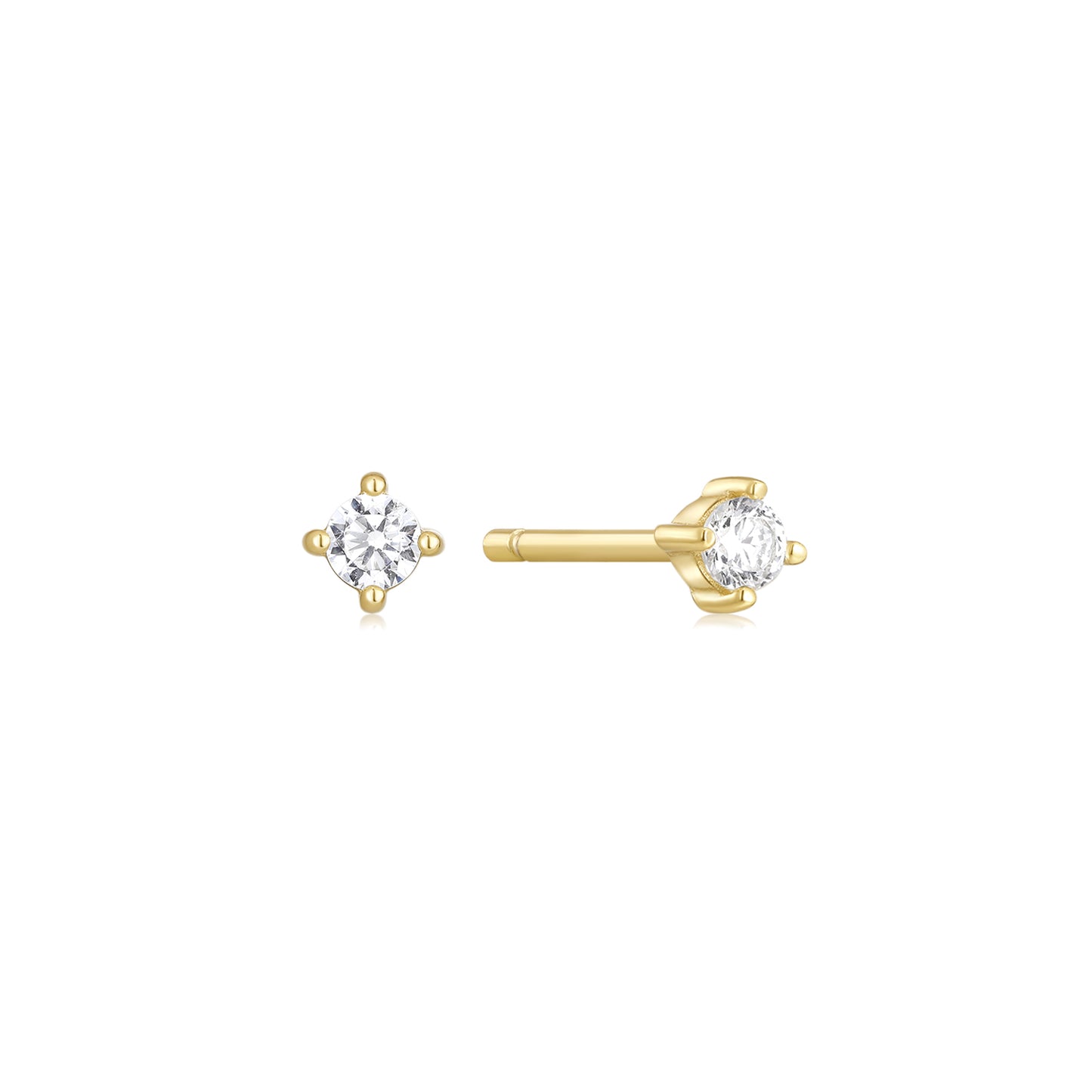 Earring Mini Stud Round