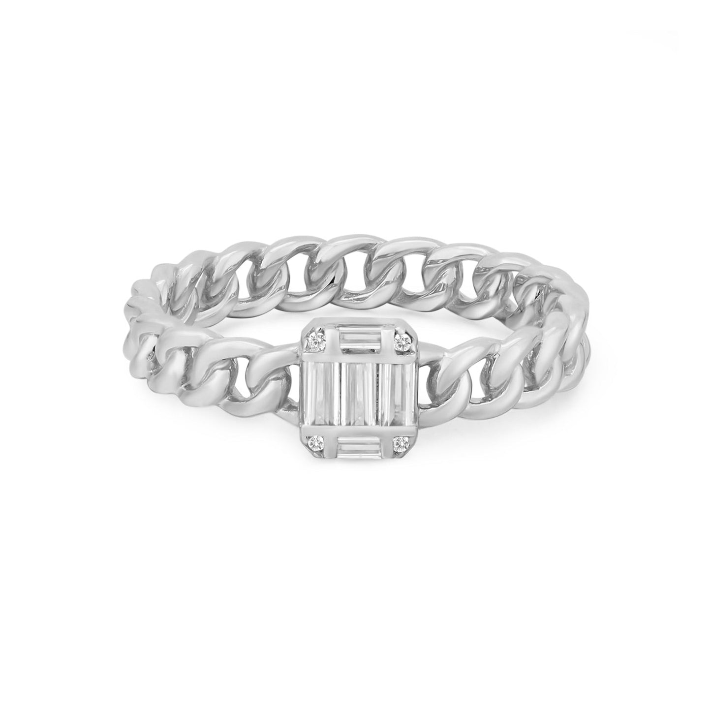 Ring Square Baguette