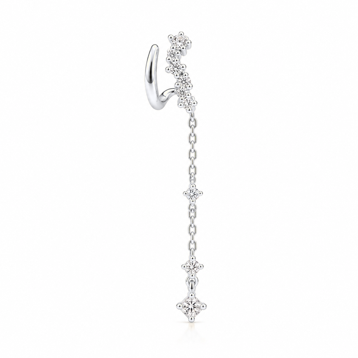 Earring Hoop Chain Asteria