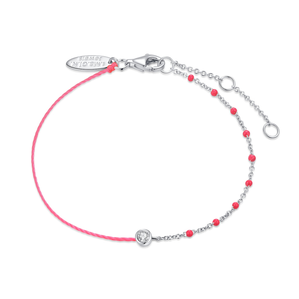 Bracelet Enamel Pink