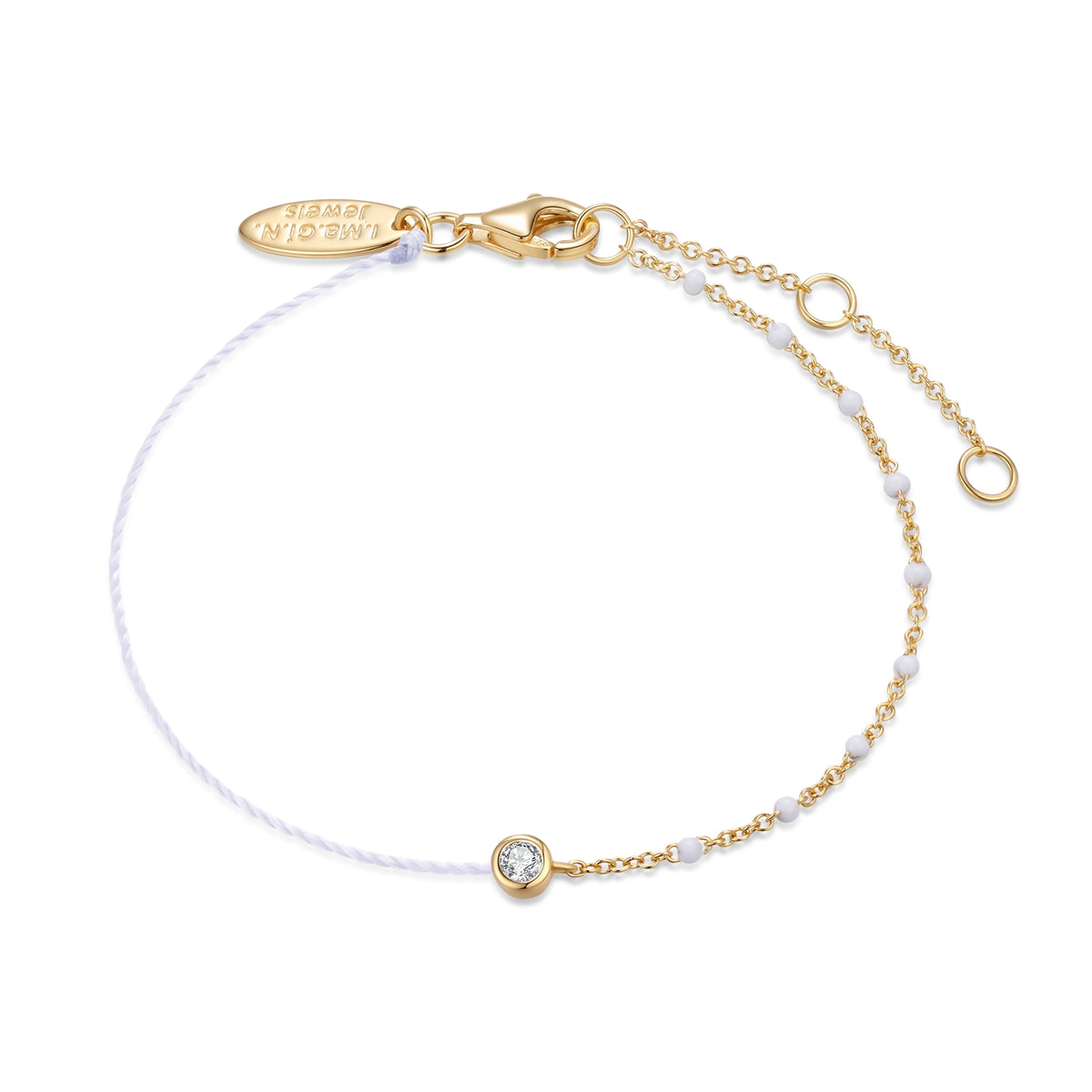 Bracelet Enamel White