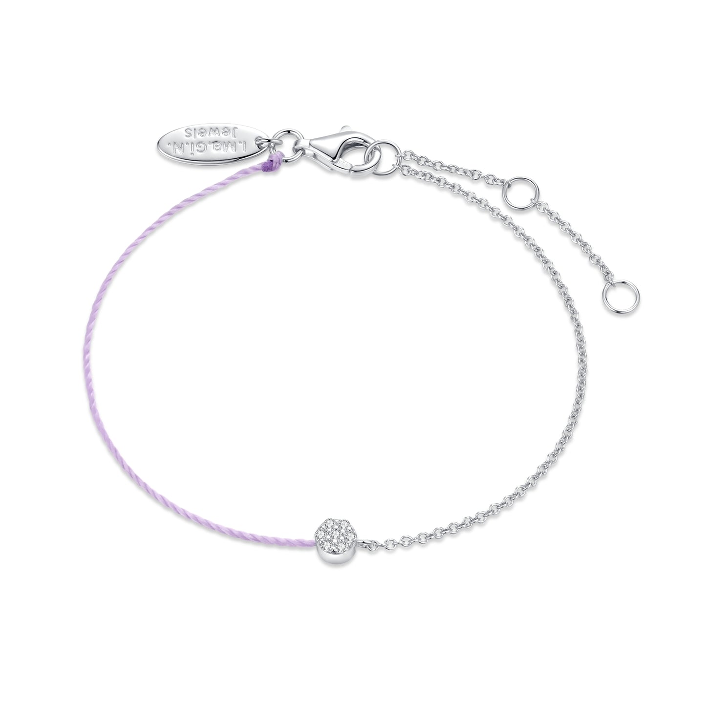 Bracelet pave duo lila