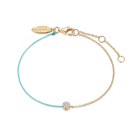 Bracelet pave duo turquoise