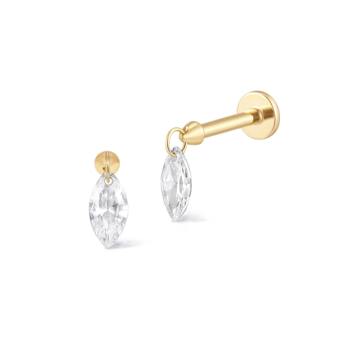 Floating Marquise Piercing