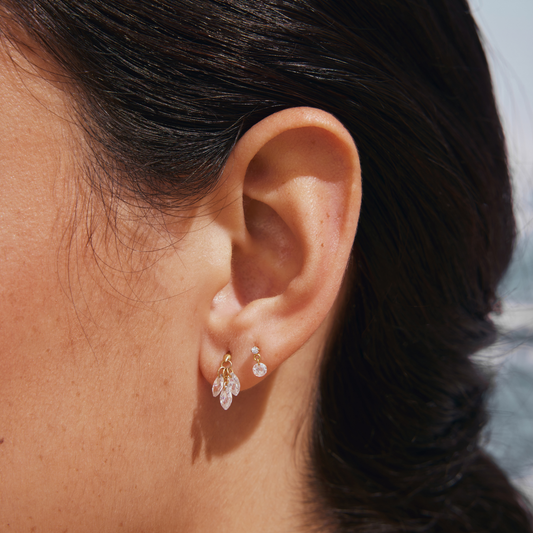 Floating Triple Marquise Piercing