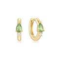 Earring Hoop Pear Mint