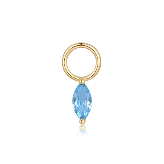 Charm Marquise Azure Blue