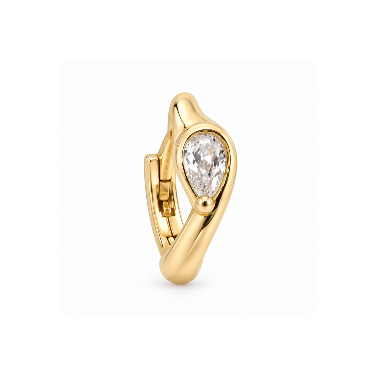 Earring Bezel Liquid Drop