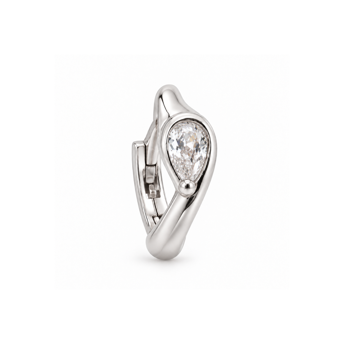 Earring Bezel Liquid Drop
