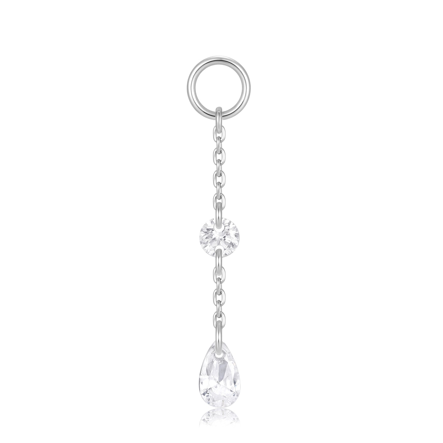 Charm tassels duo pear chain