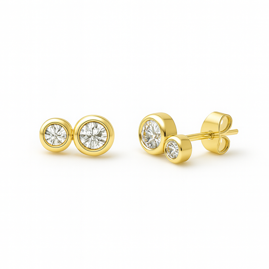 Earring Stud Duo June