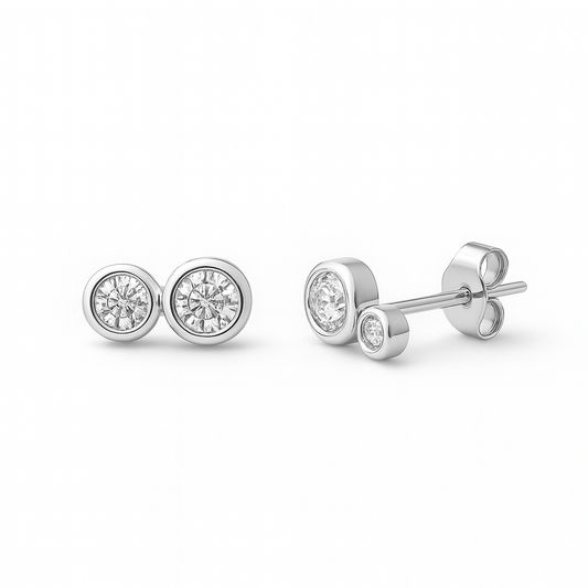 Earring Stud Duo June