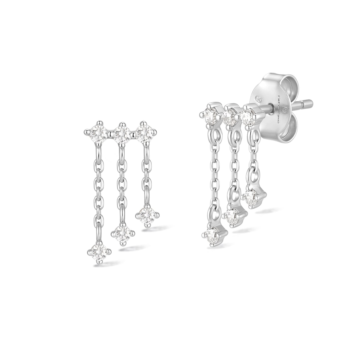 Earring waterfall