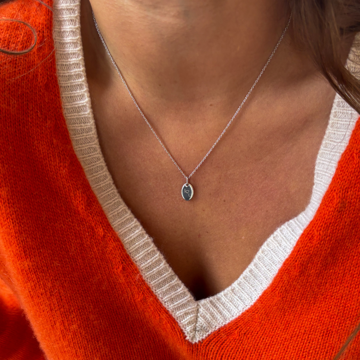 Necklace Engraving Oval