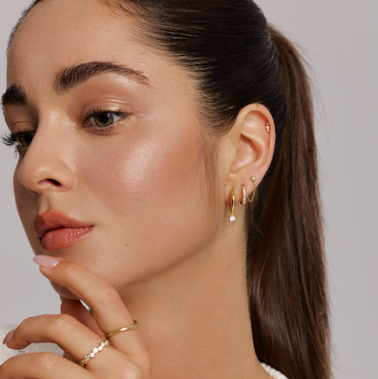 Earring Stud Chain June