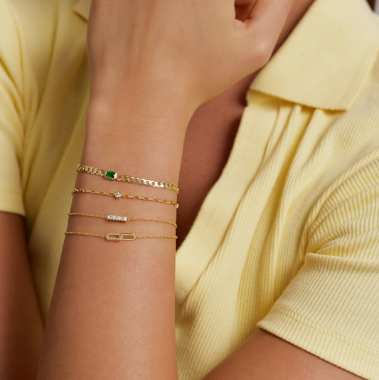 Bracelet Chain Baguette