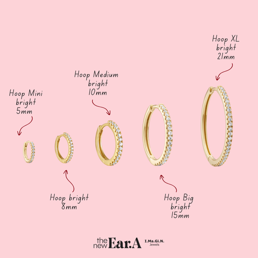 Earring Hoop Mini Bright