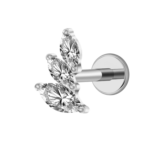 Crown Marquise Piercing