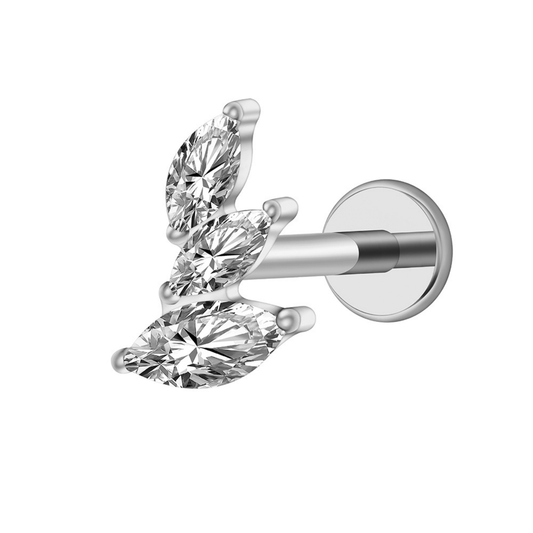 Crown Marquise Piercing