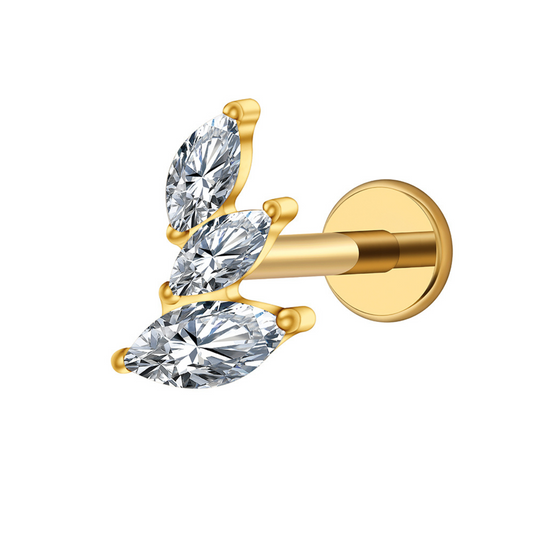 Crown Marquise Piercing