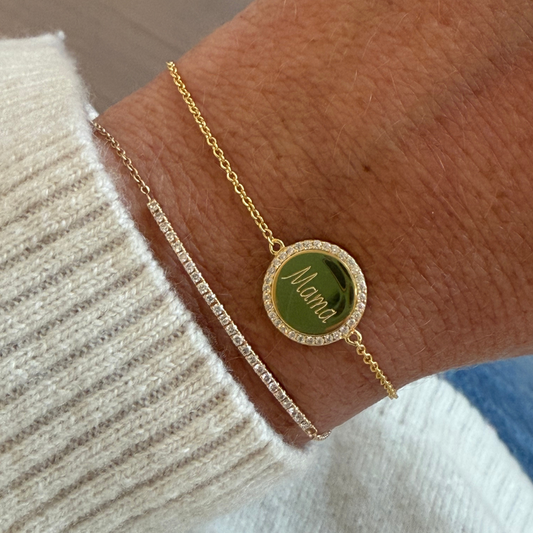 Bracelet Engraving Pave