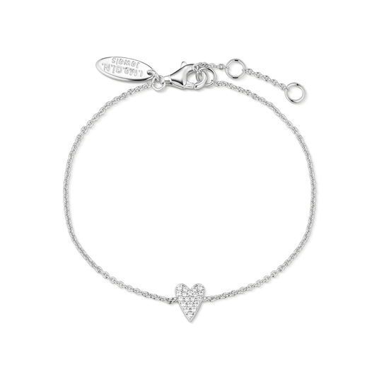 Bracelet Heart Pave