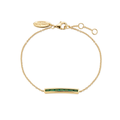 Bracelet Lino Baguette Green