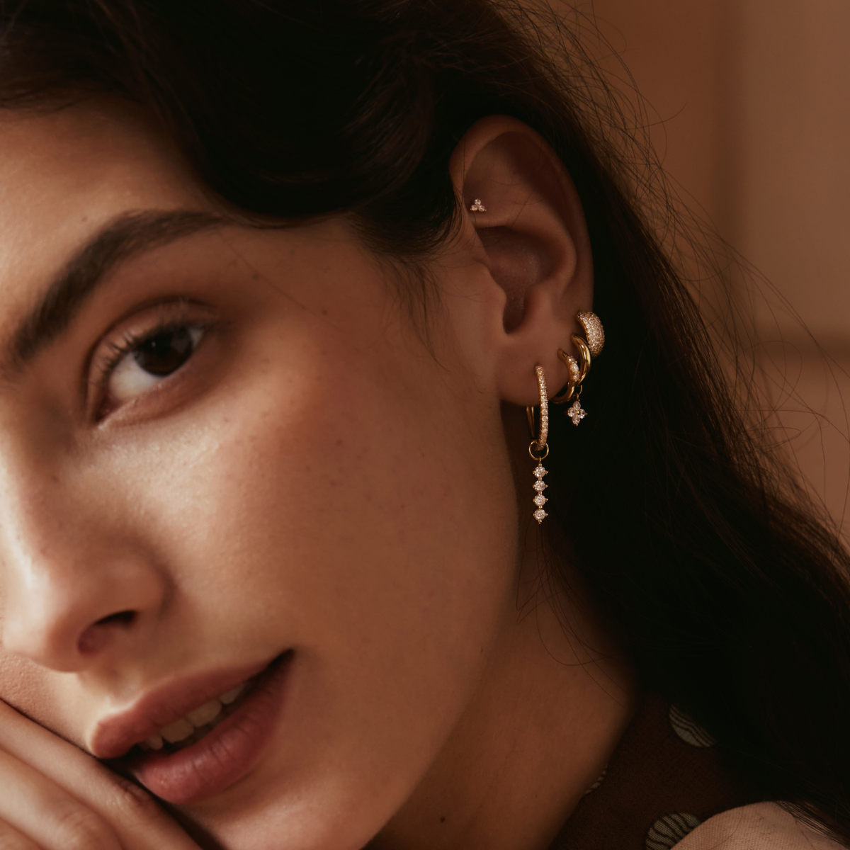 Earring Hoop Big Bright
