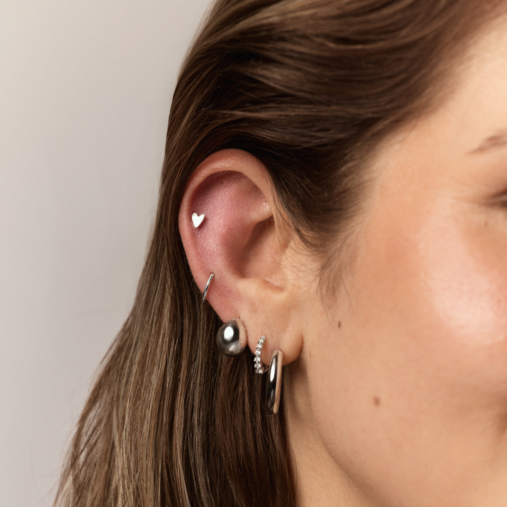 Heart Piercing Titanium
