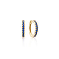 Earring Hoop Blue