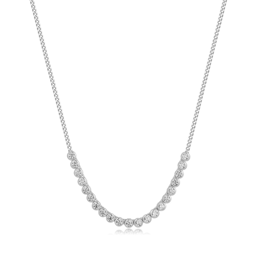 Necklace Tennis Bezel