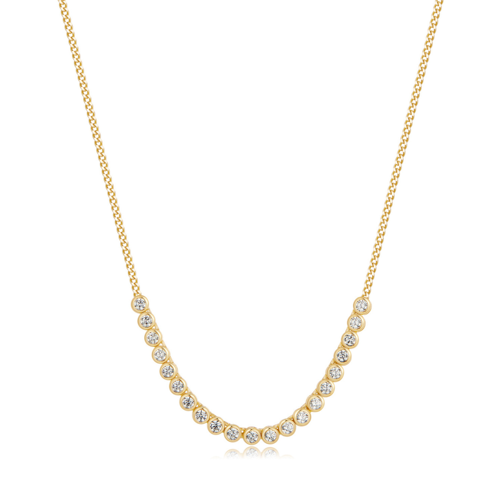 Necklace Tennis Bezel