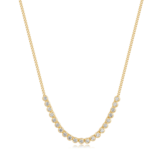 Necklace Tennis Bezel