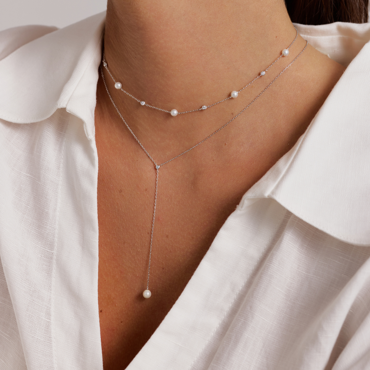 Necklace Elegance Pearl