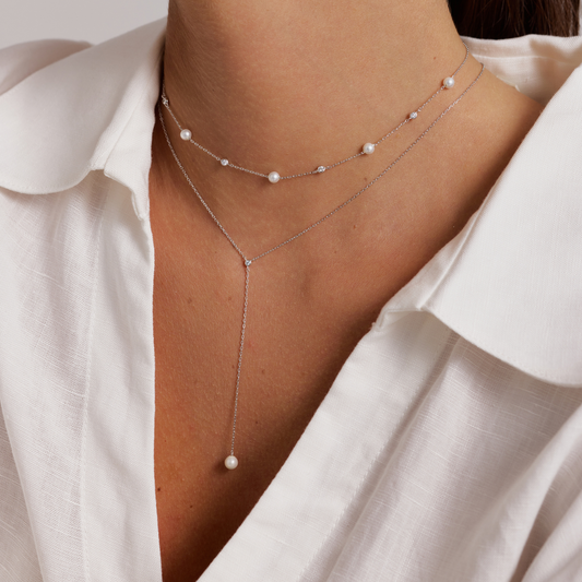 Necklace Elegance Pearl
